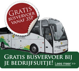Gratis busvervoer bij je bedrijfsuitje in Brabant!