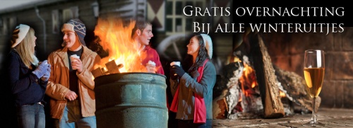 Gratis hotelovernachting bij je winter bedrijfsuitje